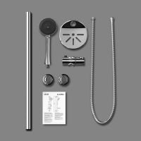 Душевой гарнитур Dorff Classic Хром арт-D0180000 — фото 5, Душевые гарнитуры на штанге