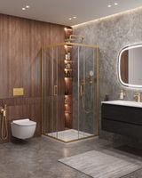 Товар: Душевой уголок CEZARES арт-MOLVENO-A-2-100-C-BORO-IV - фото 2 Душевой уголок CEZARES арт-MOLVENO-A-2-100-C-BORO-IV — фото 2, Квадратные душевые уголки