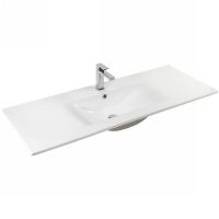 Раковина Bond 120 Белая глянцевая арт-S05-1200 — фото 1, Раковины встраиваемые сверху