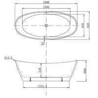 Товар: Акриловая ванна Azario Easton 180х82 Белая без гидромассажа арт-AZ-1337 - фото 2 Акриловая ванна Azario Easton 180х82 Белая без гидромассажа арт-AZ-1337 — фото 2, Акриловые ванны