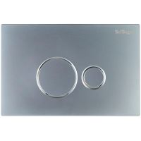 Клавиша смыва BelBagno Хром матовый арт-BB080CR.MAT — фото 1, Кнопки смыва