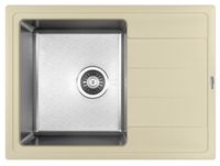 Florentina Мойка "Комби" 650, шампань FS арт-21.390.B0650.202 — фото 1, Кухонные мойки