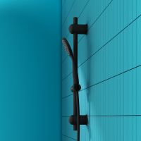 Товар: Душевой гарнитур Dorff Comfort Черный арт-D0108000BL - фото 3 Душевой гарнитур Dorff Comfort Черный арт-D0108000BL — фото 3, Душевые гарнитуры на штанге