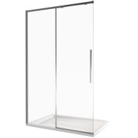 Душевая дверь Good Door Idea 140 WTW-140-C-B профиль Черный стекло прозрачное арт-ИД00011 — фото 1, Раздвижные душевые двери