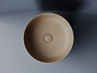 Раковина-чаша Ceramicanova Element 36 Капучино матовая арт-CN6073MC — фото 5, Раковины накладные