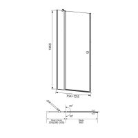 Товар: Душевая дверь Iddis Ray 121 профиль Хром стекло прозрачное арт-RAY6CP2i69 - фото 4 Душевая дверь Iddis Ray 121 профиль Хром стекло прозрачное арт-RAY6CP2i69 — фото 4, Распашные душевые двери