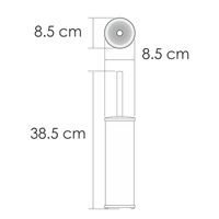 Товар: K-1027BRUSHED GOLD Щетка для унитаза напольная арт-1027BG - фото 3 K-1027BRUSHED GOLD Щетка для унитаза напольная арт-1027BG — фото 3, Ершики для унитаза