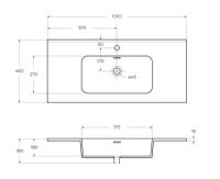 Керамическая раковина CEZARES арт-50200 — фото 2, Раковины встраиваемые сверху
