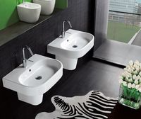 Раковина Hatria Area 60 Белая арт-Y0UH01 — фото 5, Раковины подвесные