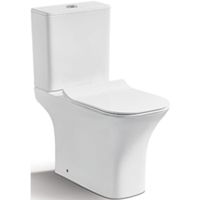 Унитаз компакт CeramaLux с бачком и сиденьем Микролифт арт-1215-P — фото 1, Напольные унитазы