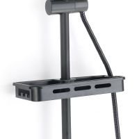 Душевая система D-Lin Черная матовая арт-D10A06 — фото 4, Душевые стойки