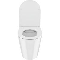 Унитаз Iddis Calipso Rimless приставной с сиденьем Микролифт арт-CALRDSEi26 — фото 4, Приставные унитазы