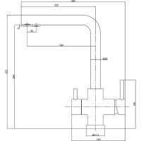 Смеситель для кухни Veragio Milano Нержавеющая сталь арт-30635 — фото 2, Смесители для кухни