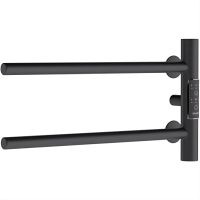 Электрический полотенцесушитель Melodia della vita Drumsticks Electro Ferrum 40х18 П2 Ч арт-MTRDEF4018bk — фото 1, Электрические полотенцесушители