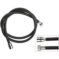 Душевой шланг Remer Черный матовый арт-332CNNY200 — фото 1, Душевые шланги