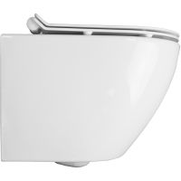 Унитаз Azario Fora подвесной Белый с сиденьем Микролифт арт-AZ-0067 — фото 5, Подвесные унитазы