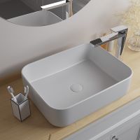 Раковина-чаша Iddis Bridge 50 Белая глянцевая арт-BRIWS05i27 — фото 1, Раковины накладные