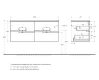 Товар: База под раковину подвесная CEZARES арт-DUET-N-1200-4C-SO-2-SPF-P - фото 2 База под раковину подвесная CEZARES арт-DUET-N-1200-4C-SO-2-SPF-P — фото 2, Тумбы под раковину