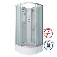 Душевая кабина Niagara Classic NG-3301-14BK (90х90х200) средний поддон(26см),стекло матовое,4 места арт-33011424BK — фото 2, Душевые кабины