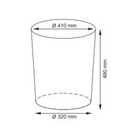 Leine Плетеная корзина для белья с крышкой арт-WB-350-M — фото 2, Корзины для белья