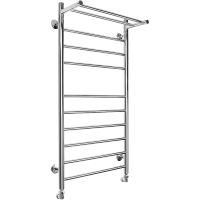 Водяной полотенцесушитель Domoterm Медея сп П10 500x1000 с полкой Хром арт-МедеяспП10500x1000 — фото 3, Водяные полотенцесушители