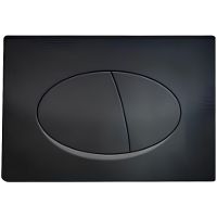 Клавиша смыва CeramaLux Черная матовая арт-NC-012 — фото 1, Кнопки смыва