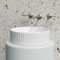 Раковина-чаша Ceramicanova Element 36 Белая матовая арт-CN6057MW — фото 4, Раковины накладные