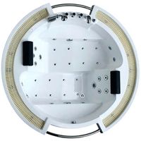 Акриловая ванна Gemy G9060 K 210х210 с гидромассажем арт-G9060K — фото 1, Акриловые ванны