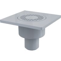 Трап для душа Alcaplast с решеткой Хром арт-APV4 — фото 1, Трапы для душа