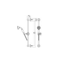 Душевой гарнитур Gattoni Programma Doccia Бронза арт-1039/PDV0 — фото 2, Душевые гарнитуры на штанге