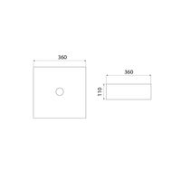 Раковина-чаша Iddis Slide 36 Белая глянцевая арт-SLIWS01i27 — фото 3, Раковины накладные
