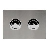 Клавиша смыва для пневматической инсталляции Point Венера, установка в стену, сталь брашированная, P арт-PN44072SB — фото 1, Кнопки смыва