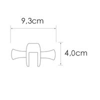Товар: K- Крючок для душевых уголков арт-223 - фото 2 K- Крючок для душевых уголков арт-223 — фото 2, Крючки для полотенец