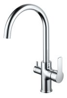 Смеситель д/кухни, R-излив, с подключением к фильтру, арт. арт-K27 — фото 1, Смесители для кухни