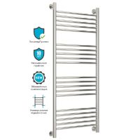 Водяной полотенцесушитель Сунержа Богема+ 1200х500 Хром арт-00-0221-1250 — фото 3, Водяные полотенцесушители