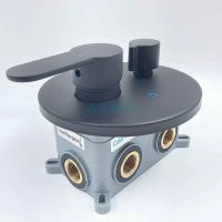 Душевая система ALMAes Sakari Черная матовая арт-TVZ-0890 — фото 4, Встраиваемые душевые комплекты