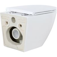 Товар: Унитаз Azario Navio подвесной Белый с сиденьем Микролифт арт-AZ-0074 - фото 3 Унитаз Azario Navio подвесной Белый с сиденьем Микролифт арт-AZ-0074 — фото 3, Подвесные унитазы