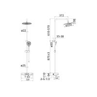 Товар: Душевая система Iddis Shelfy Хром арт-SHESBBTi06 - фото 6 Душевая система Iddis Shelfy Хром арт-SHESBBTi06 — фото 6, Душевые стойки