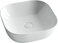 Раковина-чаша Ceramicanova Element 42 Белая арт-CN6010 — фото 7, Раковины накладные