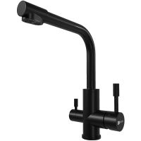 Смеситель для кухни Lemark Expert Черный матовый арт-LM5061BL — фото 5, Смесители для кухни