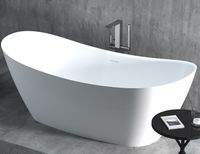 Ванна из искусственного камня Salini Noemi 170х75 Белая матовая арт-101722M — фото 10, Ванны из искусственного камня