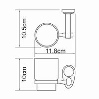 Товар: Аксесс Main K- Подстаканник одинарный (блистер), КЕРАМИКА, хром, WasserKRAFT арт-9228C - фото 4 Аксесс Main K- Подстаканник одинарный (блистер), КЕРАМИКА, хром, WasserKRAFT арт-9228C — фото 4, Прочие аксессуары и комплектующие