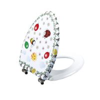 Унитаз компакт Creavit Cocuk Белый с декором с сиденьем без бачка арт-CK310-11CB00E-FF00+KC0802.01.1000E — фото 3, Напольные унитазы