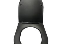 Унитаз CeramaLux подвесной Черный матовый с сиденьем Микролифт арт-B2330-1MB — фото 6, Подвесные унитазы