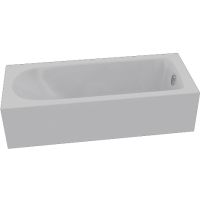 Акриловая ванна C-Bath Geba 180x80 без гидромассажа арт-CBQ009003 — фото 2, Акриловые ванны