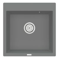Мойка кухонная Point Арбель 51 , серый арт-PN3001AL — фото 1, Кухонные мойки