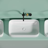 Раковина-чаша Ceramicanova Element 71 Белая матовая арт-CN6054MW — фото 15, Раковины накладные