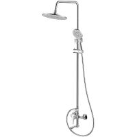 Душевая система Milardo Rora Хром арт-RORSB4FM06 — фото 1, Душевые стойки