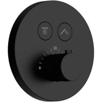 Товар: Душевая система AQUAme с термостатом Черная матовая арт-AQM8401MB - фото 5 Душевая система AQUAme с термостатом Черная матовая арт-AQM8401MB — фото 5, Встраиваемые душевые комплекты