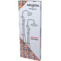 Товар: Душевая система Melodia della vita Round Хром арт-MSC00100C - фото 3 Душевая система Melodia della vita Round Хром арт-MSC00100C — фото 3, Душевые стойки